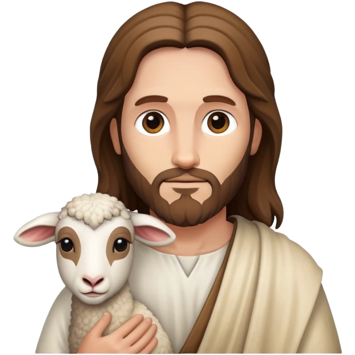 lamb of God, Jesus emoji