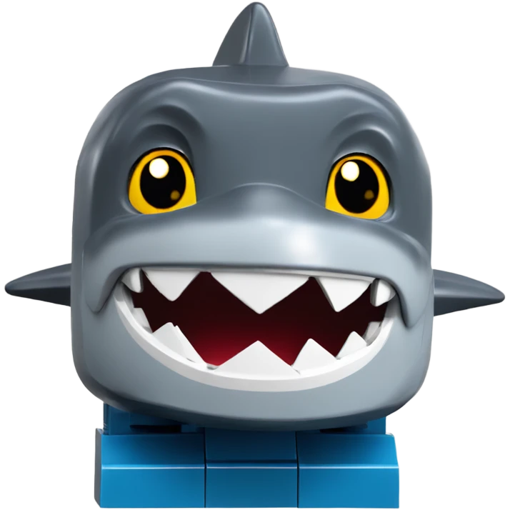 Lego shark emoji
