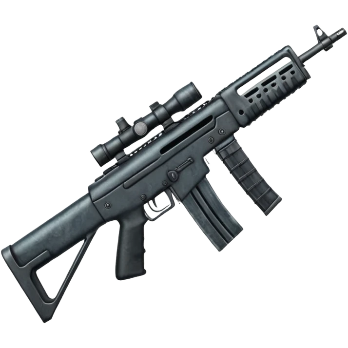 a draco assault rifle  emoji