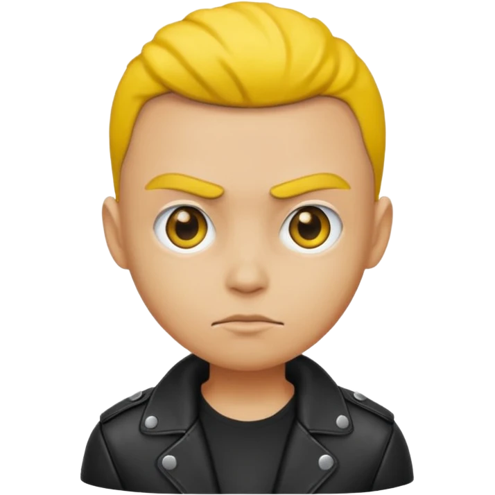 A baddie with circular yellow head emoji