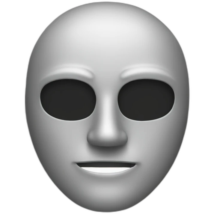 plainer half mask emoji