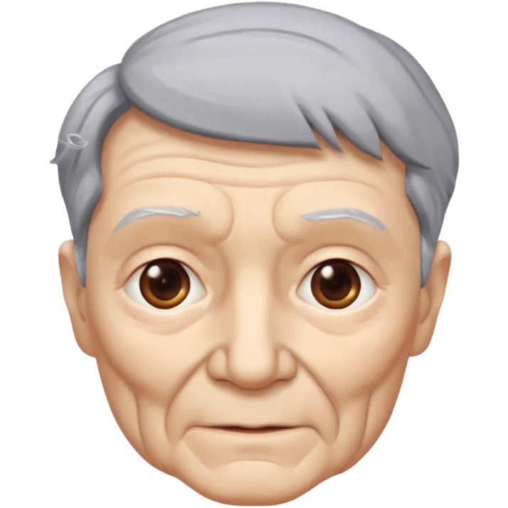 Iron elderly emoji