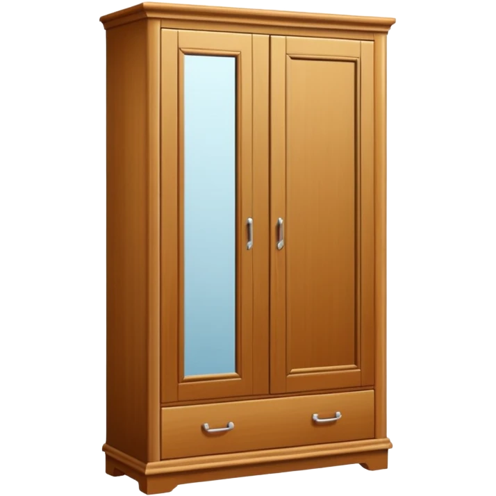 wardrobe modern closed mirror door emoji
