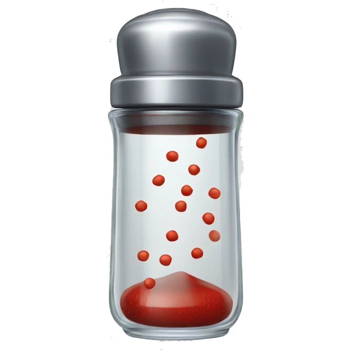 transparent pepper shaker emoji