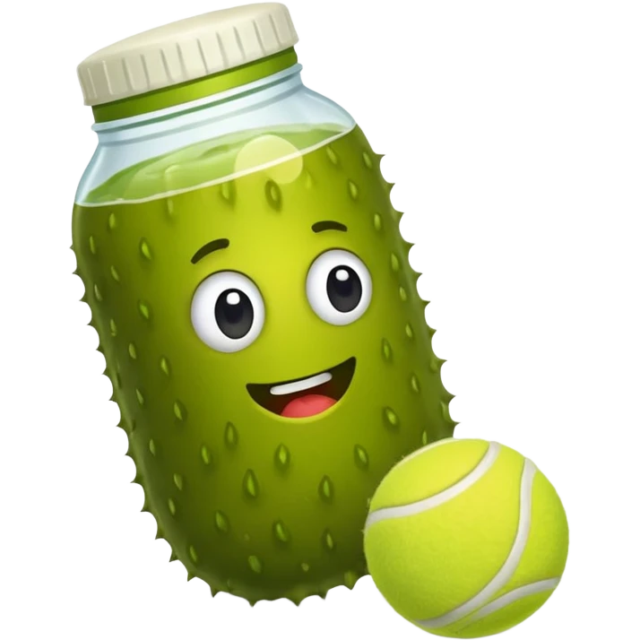 🥒+🎾 emoji