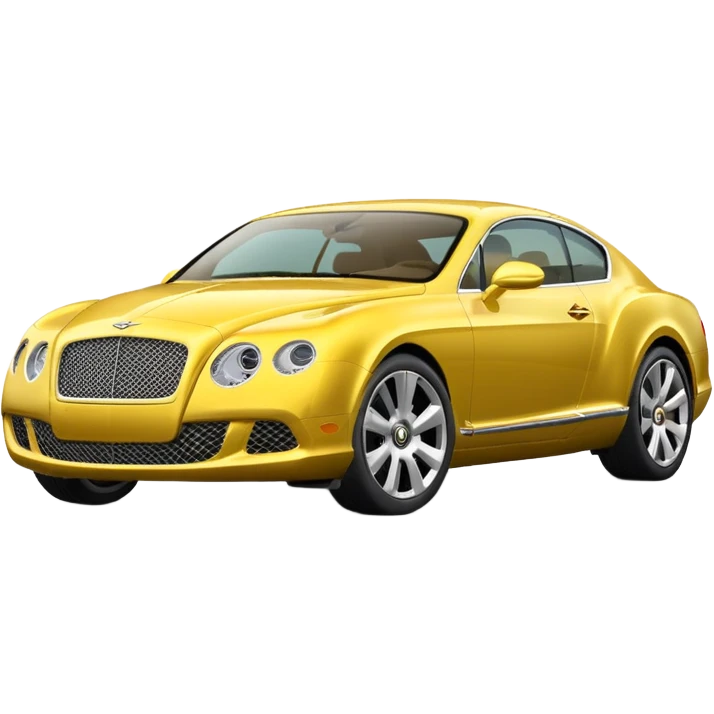 Yellow Bentley emoji