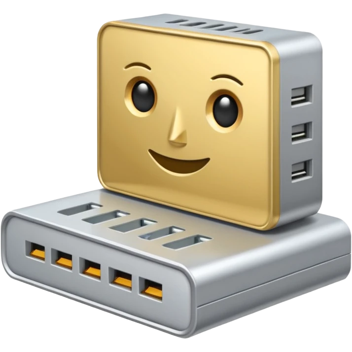 a real, highly realistic modem emoji