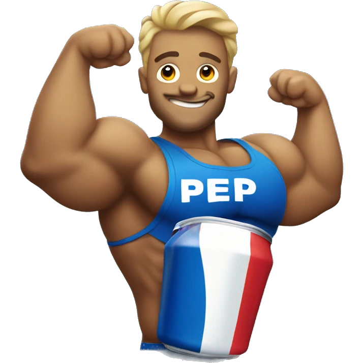 pepsi with biceps emoji