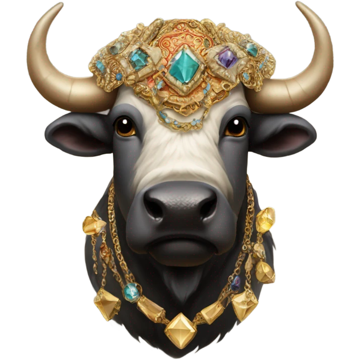 Fancy buffalo emoji