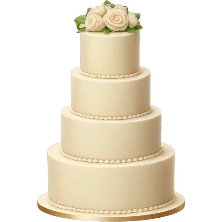 Milefogle wedding cake beige  emoji