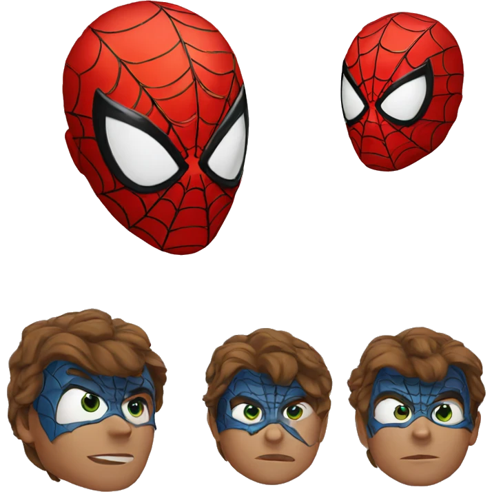 spiderman head emoji