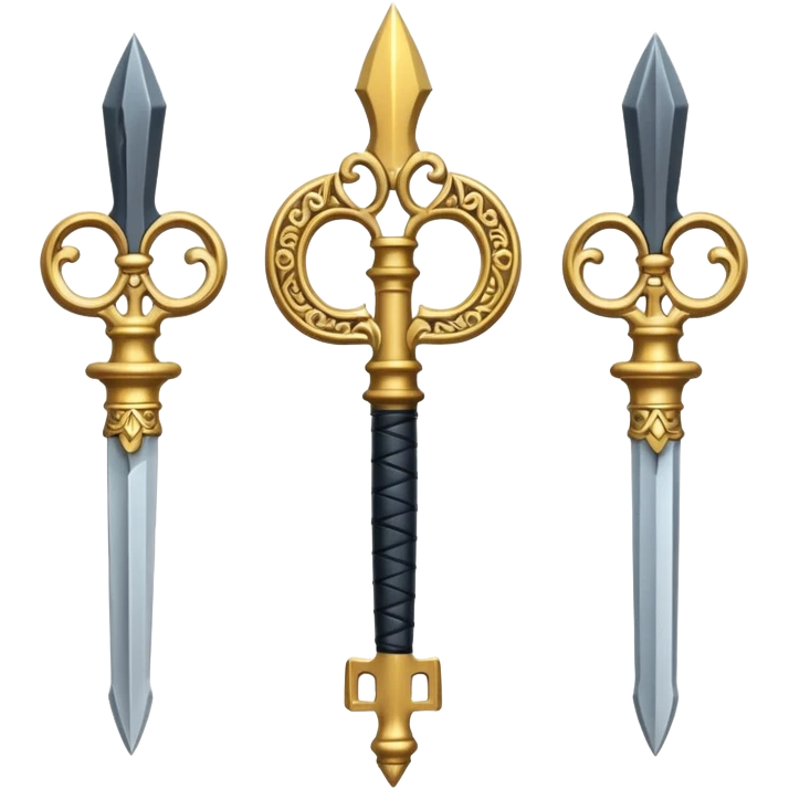 Key daggers emoji