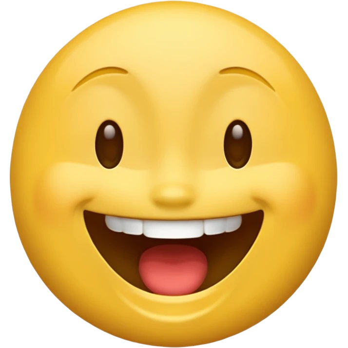 Emoji representing internal laughter emoji