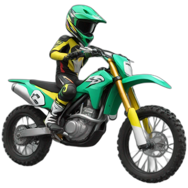 Moto cross emoji