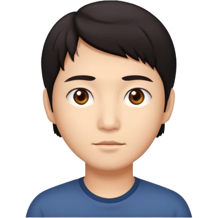 A stereotypical asian emoji