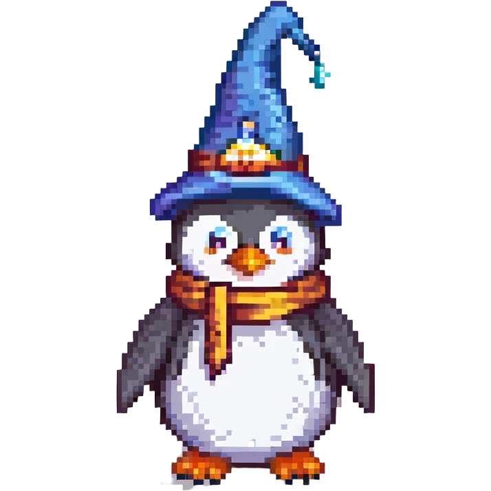 penguin wizard emoji