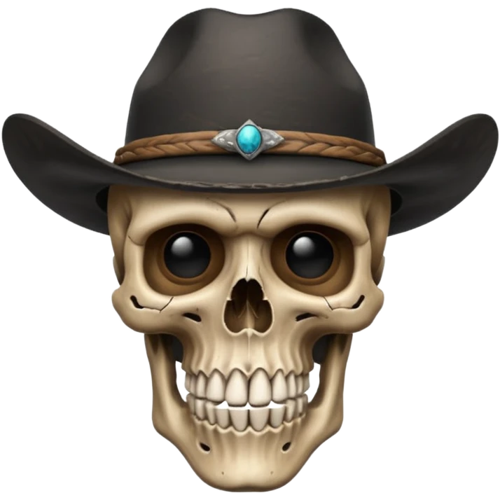 🤠+💀 emoji