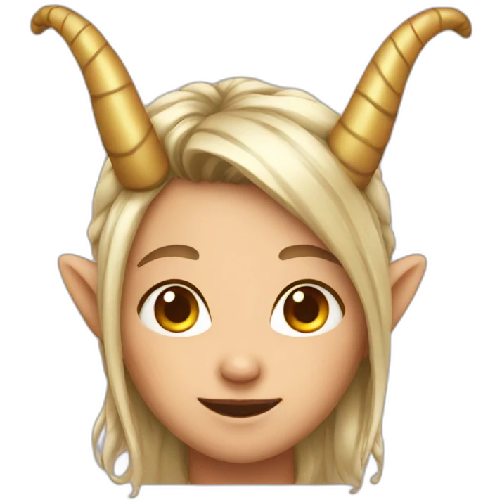 Fairy with horns emoji