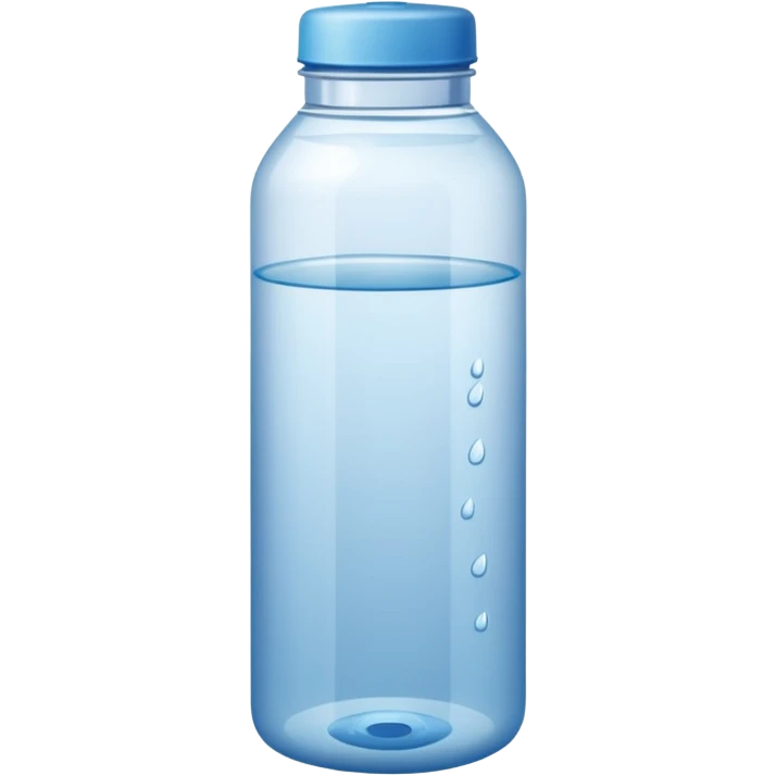 plastic water bottle emoji