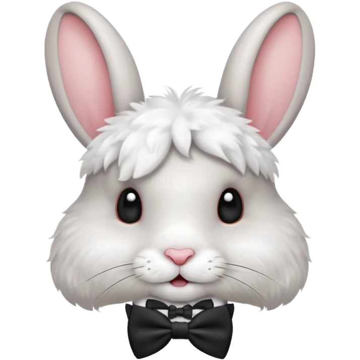 rabbit with tie emoji