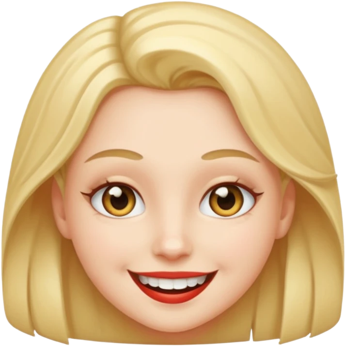 Kinky smile emoji