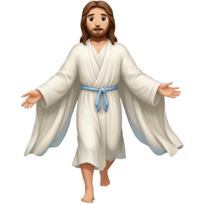 jesus walking on water emoji