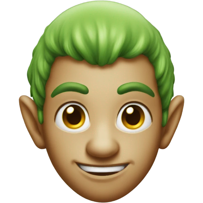 Freaky elf emoji