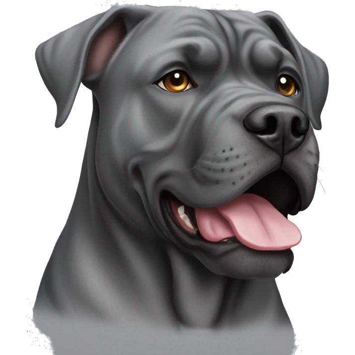 grey cane corso  emoji