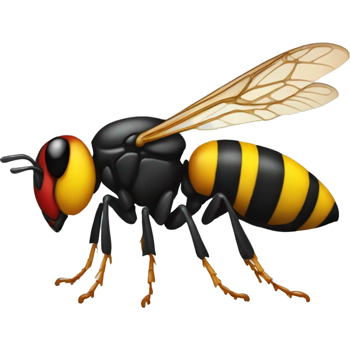 German black red yellow Wasp emoji
