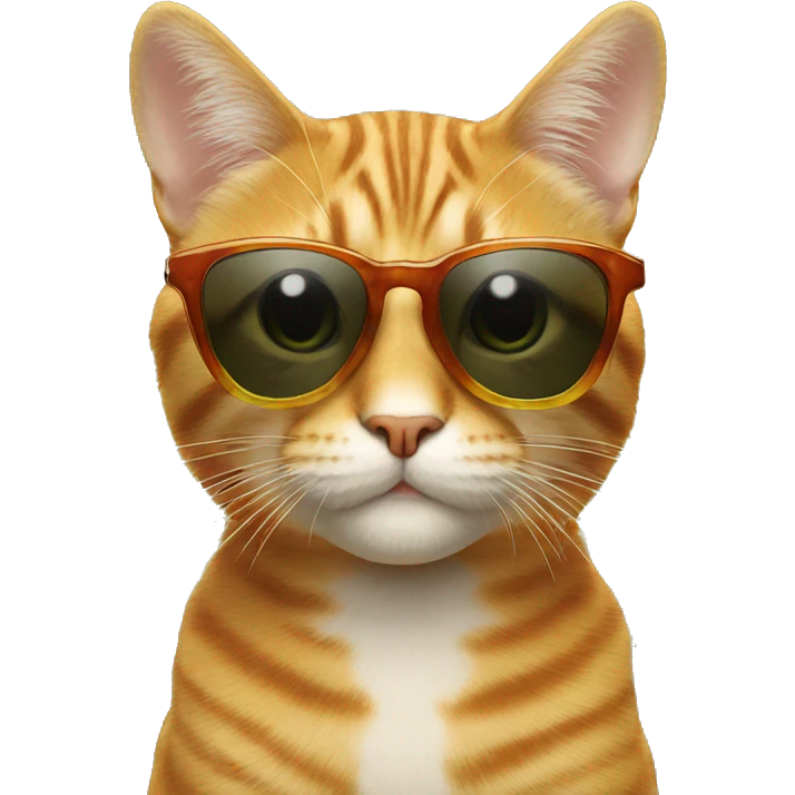 Sunglass  cool cat emoji