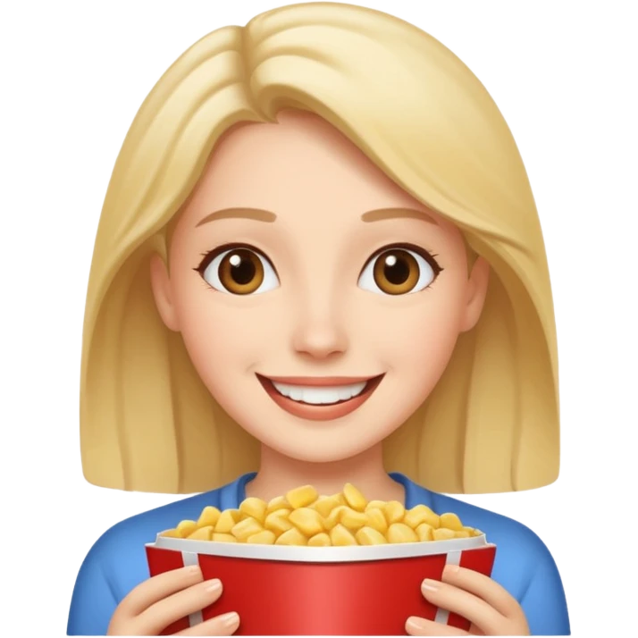 영화보는 여자 emoji