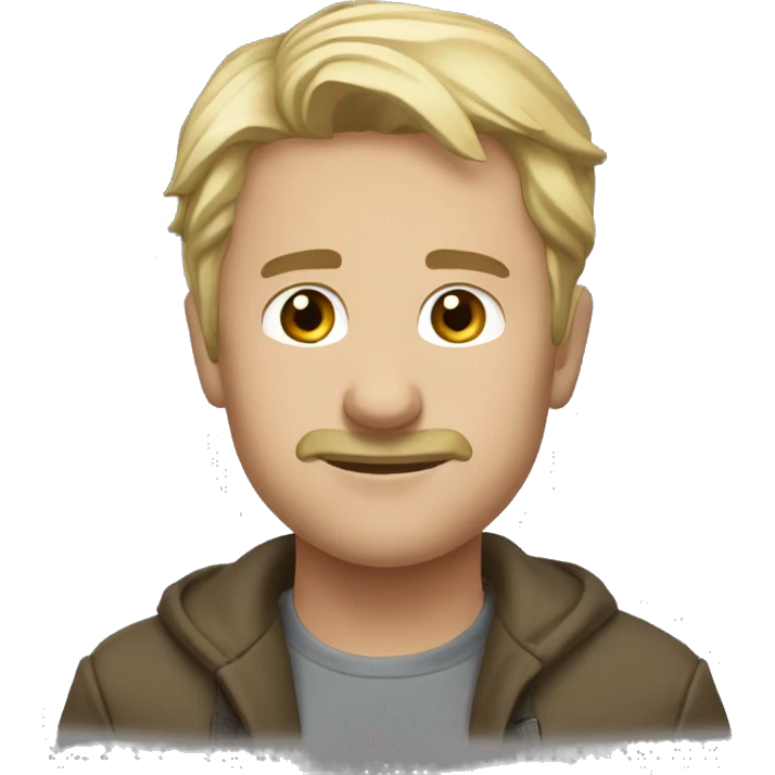 Рыжий той пудель  emoji