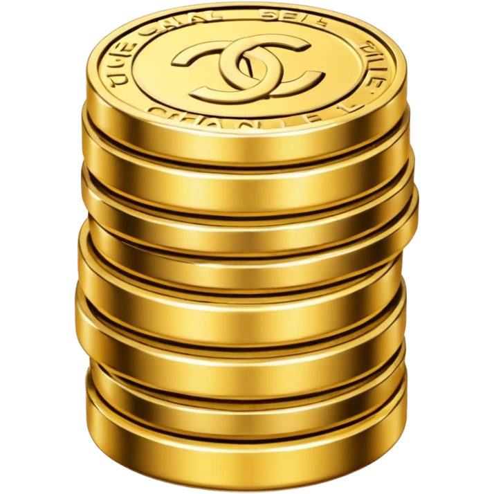 chanel coins stack emoji