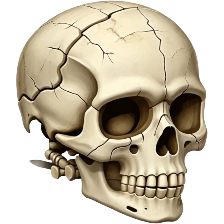 skeleton helmet emoji