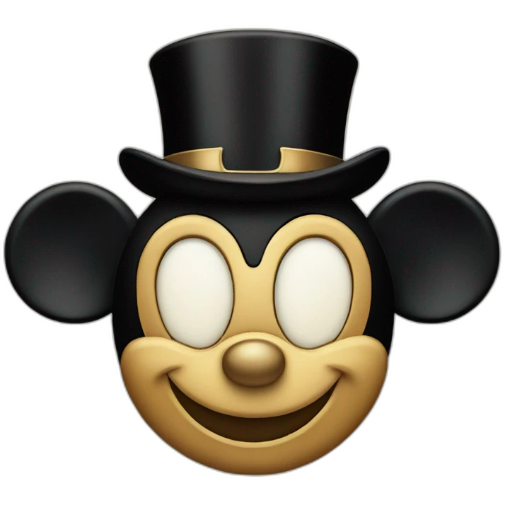 Clockwork Mickey Mouse emoji
