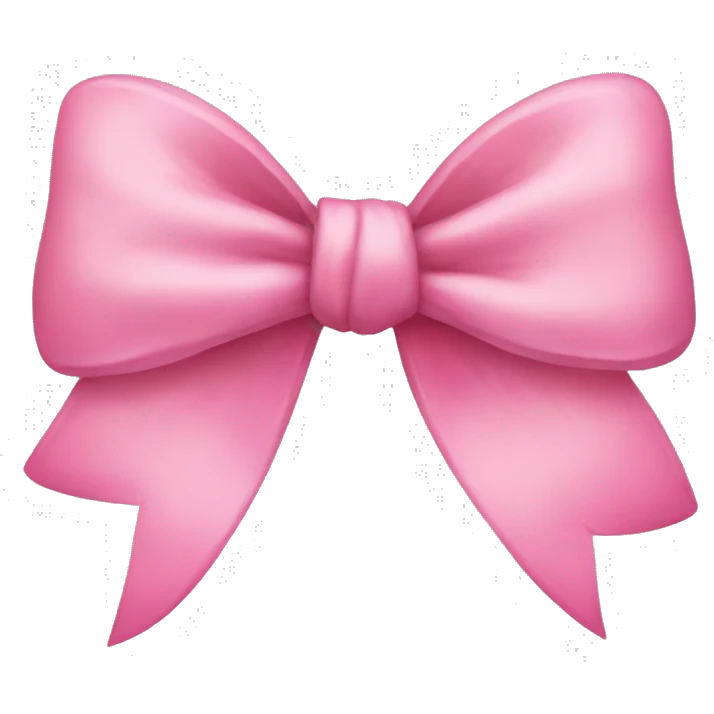 pink bow emoji