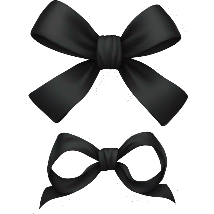 black bow emoji