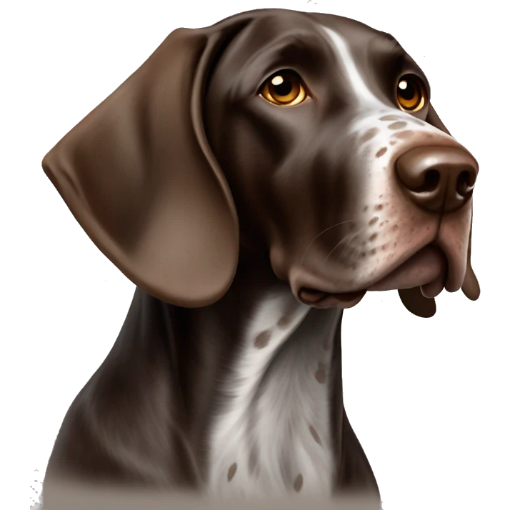 German shorthaired pointer emoji