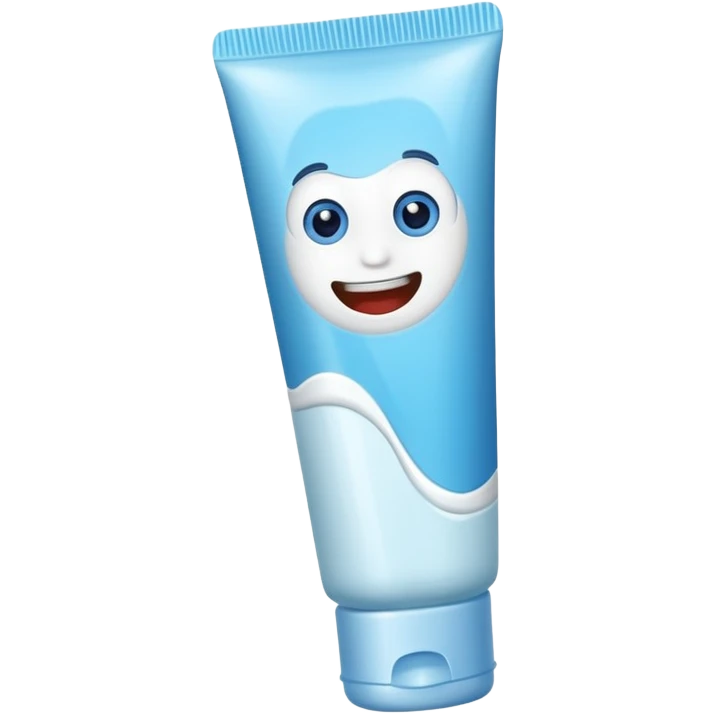 Cap from toothpaste  emoji
