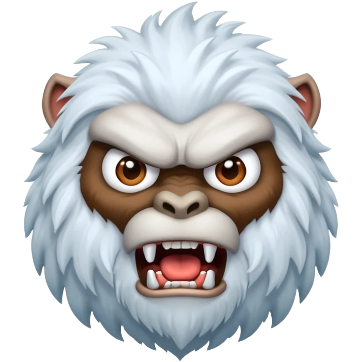 Angry yeti emoji
