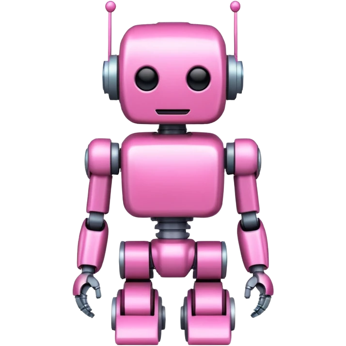 pink robot emoji