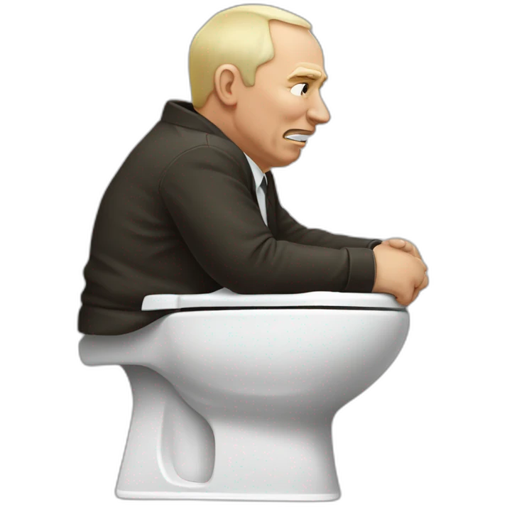 Vladimir poutine pooping himself emoji