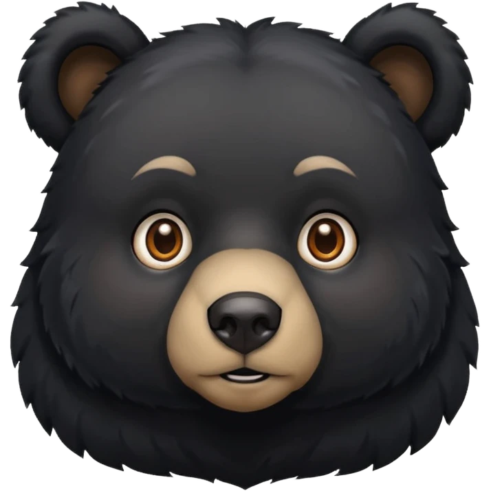 black bear emoji