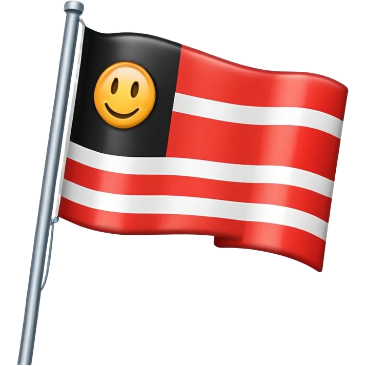 Straight flag emoji