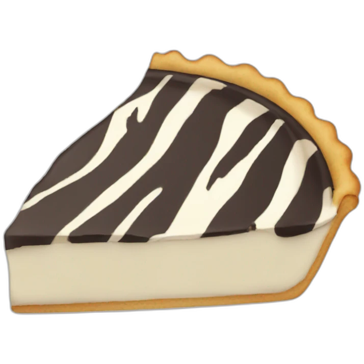 Zebra pie emoji