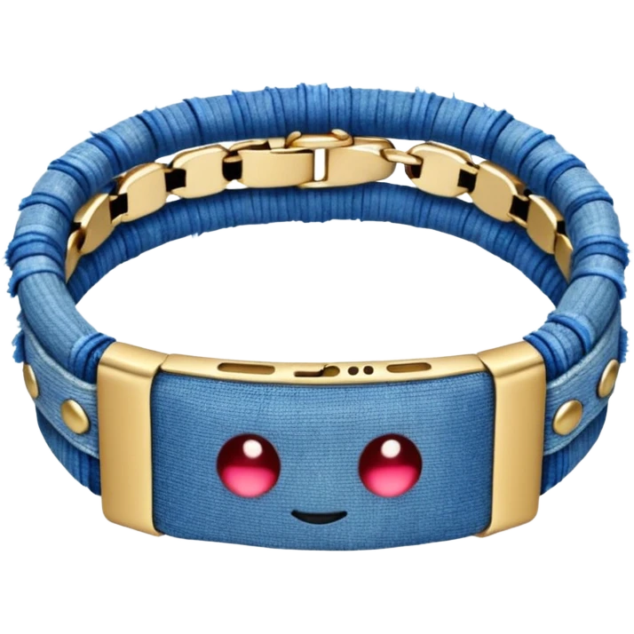 Denim braclet emoji