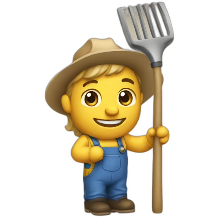 farmer-cleaning-code emoji