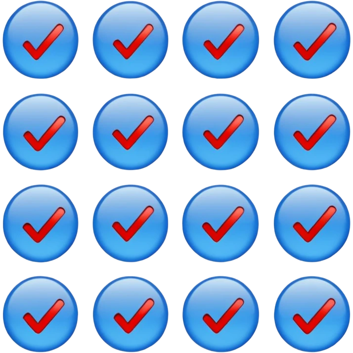 check marks emoji
