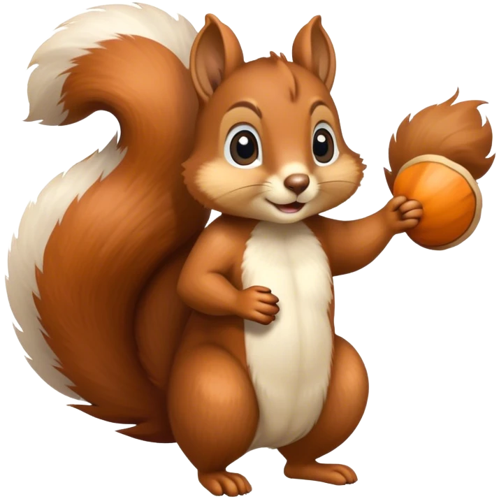 A squirrel trading emoji