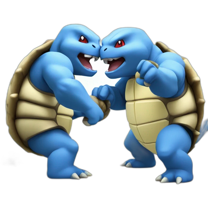 Blastoise fighting emoji